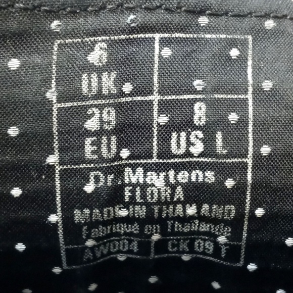 Doc Martens Flora Chelsea Black Leather Boots - Women's Size US 8 / UK 6 - Picture 12 of 12